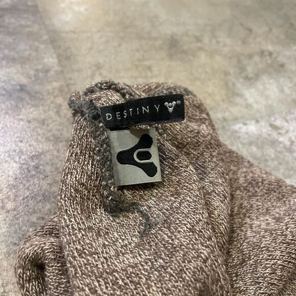 khaki colored bungie destiny beanie leather patch logo - Picture 3 of 4